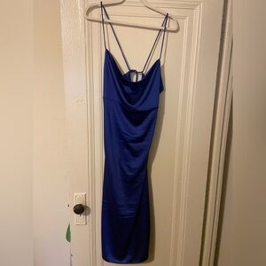 Forever 21 Royal Blue Backless Dress